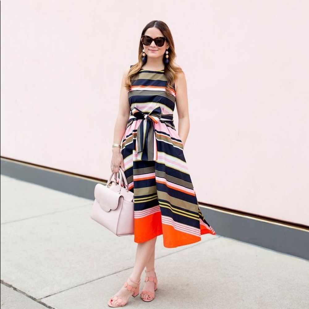 Ann Taylor Striped Dress